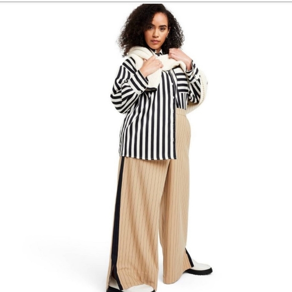 La Ligne for Target Side Stripe Wide Leg Trousers Size 2X - Picture 3 of 15